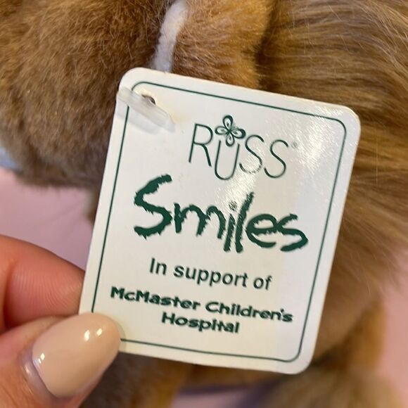 Leroy the Lion Smiles by Russ Berrie for McMaster Children’s Hospital NWT EUC - Picture 6 of 10